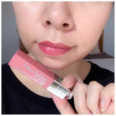 dior addict lip tattoo anwendung|dior lip and cheek tint.